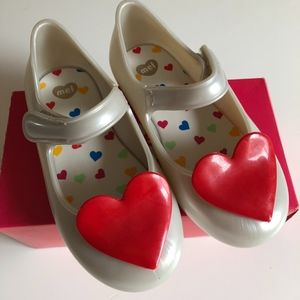 Mini Melissa Heart MaryJanes